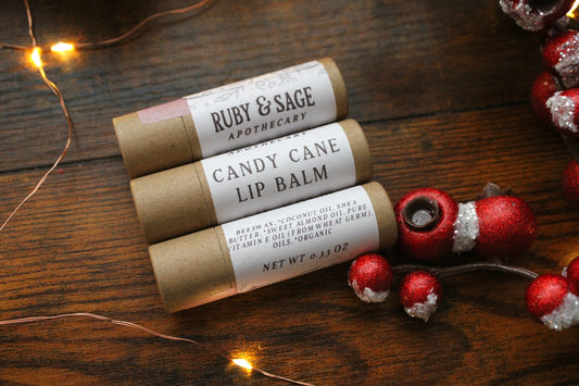 Candy Cane Lip Balm